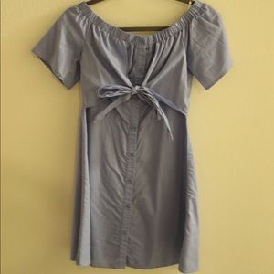 BLUE SPRING DRESS